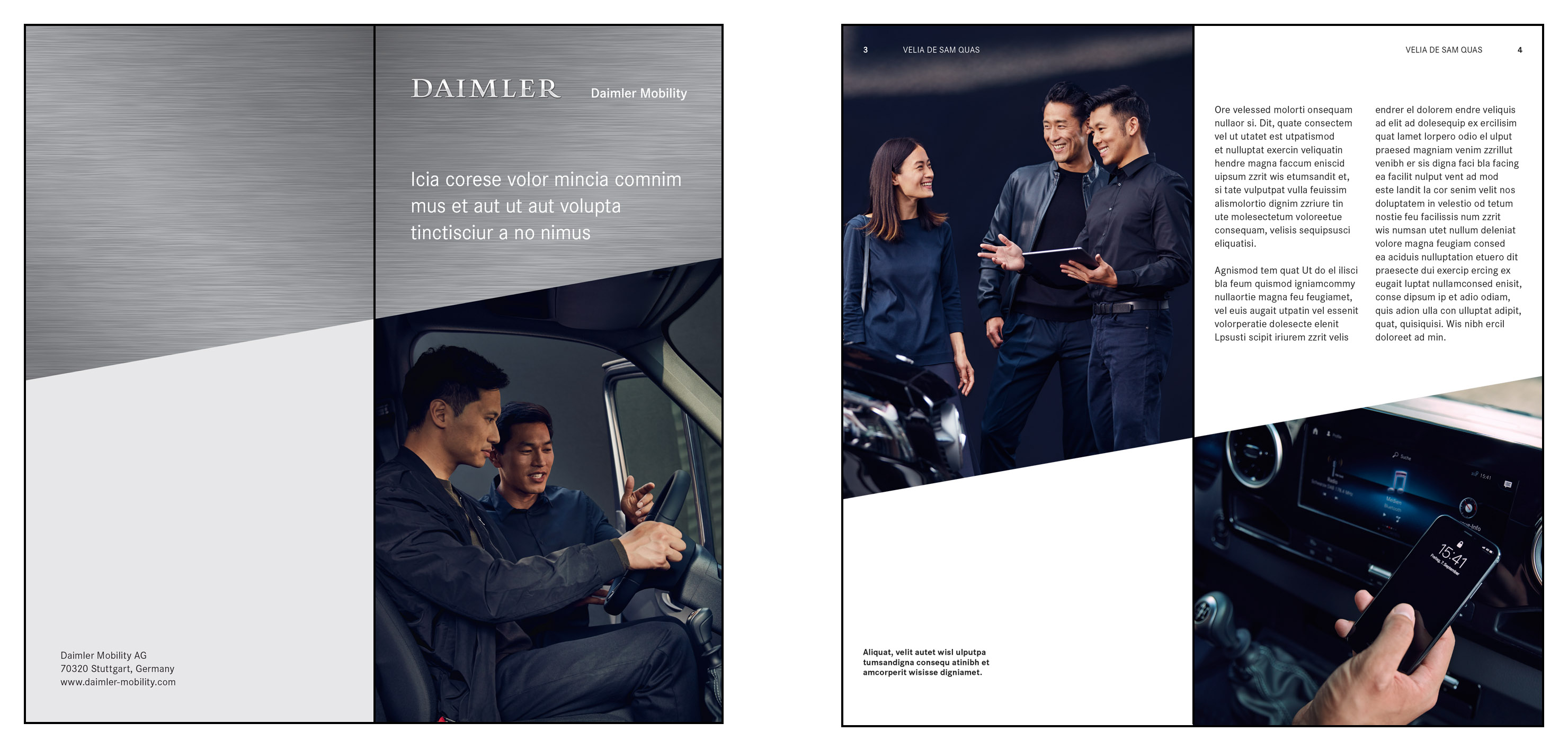 Daimler Brand & Design Navigator With Regard To Dl Flyer Template Word